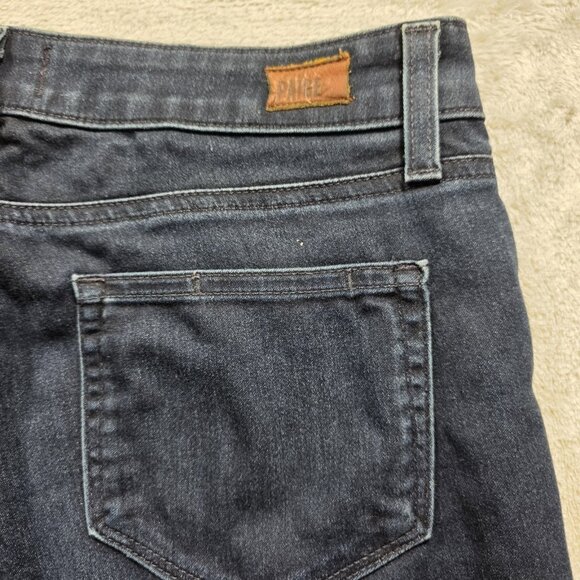 Paige Jeans Womens 29 Verdugo Crop Dark Wash Denim Skinny - Picture 6 of 10
